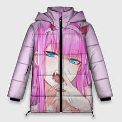Куртка зимняя женская Ahegao, цвет: 3D-черный