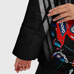 Куртка зимняя женская Andrea Dovizioso, цвет: 3D-красный — фото 2