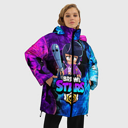 Куртка зимняя женская BRAWL STARS BIBI, цвет: 3D-светло-серый — фото 2