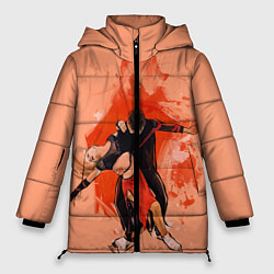 Куртка зимняя женская Парное фигурное катание, цвет: 3D-черный