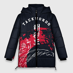 Куртка зимняя женская Тхэквондо, цвет: 3D-красный