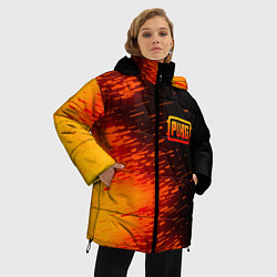 Куртка зимняя женская PUBG, цвет: 3D-черный — фото 2