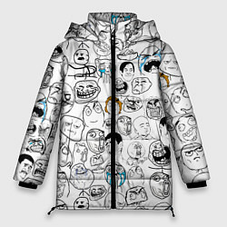 Куртка зимняя женская МЕМЫ, цвет: 3D-светло-серый