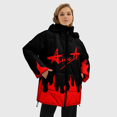 Женская зимняя куртка АлисА / 3D-Черный – фото 3
