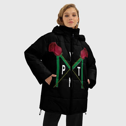 Женская зимняя куртка Пайтон Мурмайер / 3D-Черный – фото 3