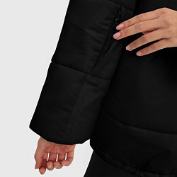 Куртка зимняя женская Mersedes AMG 63, цвет: 3D-светло-серый — фото 2