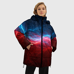 Куртка зимняя женская Огонь и лёд, цвет: 3D-черный — фото 2