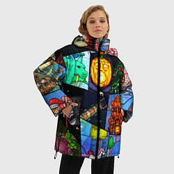 Куртка зимняя женская Terraria allpic, цвет: 3D-черный — фото 2