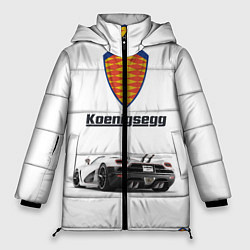 Куртка зимняя женская Koenigsegg, цвет: 3D-черный