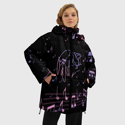 Женская зимняя куртка ТИКТОКЕР - PAYTON MOORMEIE / 3D-Черный – фото 3