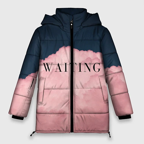 Женская зимняя куртка WAITING / 3D-Красный – фото 1