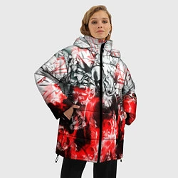 Куртка зимняя женская One-Punch Man Collage, цвет: 3D-светло-серый — фото 2