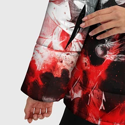 Куртка зимняя женская One-Punch Man Collage, цвет: 3D-красный — фото 2