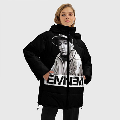 Женская зимняя куртка Eminem / 3D-Светло-серый – фото 3