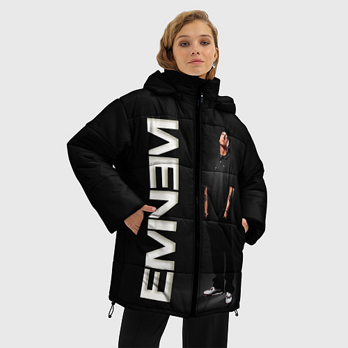 Женская зимняя куртка EMINEM / 3D-Черный – фото 3