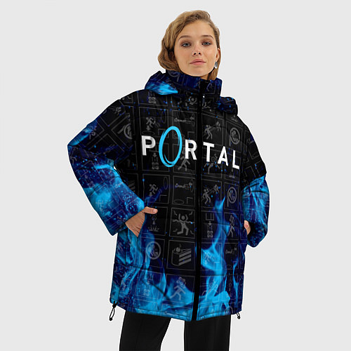 Женская зимняя куртка PORTAL / 3D-Черный – фото 3