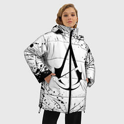 Куртка зимняя женская ASSASSINS CREED, цвет: 3D-черный — фото 2