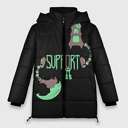 Куртка зимняя женская Support, цвет: 3D-черный
