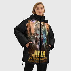 Куртка зимняя женская Jinx, цвет: 3D-красный — фото 2
