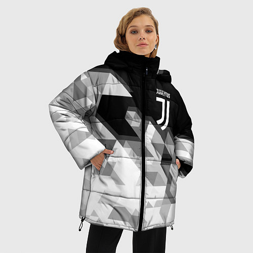 Женская зимняя куртка JUVENTUS / 3D-Черный – фото 3