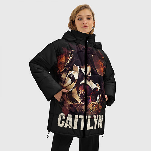 Женская зимняя куртка Caitlyn / 3D-Черный – фото 3