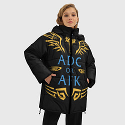 Куртка зимняя женская ADC of AFK, цвет: 3D-черный — фото 2