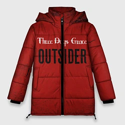 Куртка зимняя женская Three days grace Outsider, цвет: 3D-черный