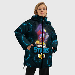 Куртка зимняя женская Brawl Stars Captain Carl, цвет: 3D-светло-серый — фото 2