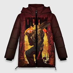 Куртка зимняя женская Doom Eternal, цвет: 3D-черный