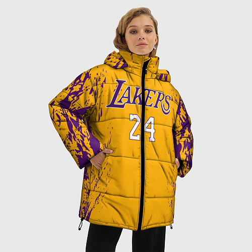 Женская зимняя куртка Kobe Bryant / 3D-Черный – фото 3