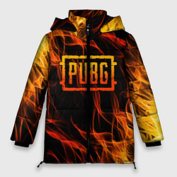 Куртка зимняя женская PUBG, цвет: 3D-красный