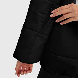Куртка зимняя женская Лама: Нет проблем, цвет: 3D-черный — фото 2