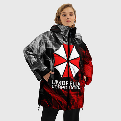 Женская зимняя куртка UMBRELLA CORP / 3D-Черный – фото 3
