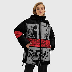 Куртка зимняя женская Cowboy Bebop anime, цвет: 3D-черный — фото 2