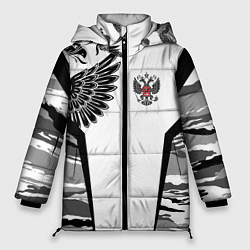 Куртка зимняя женская Камуфляж Россия, цвет: 3D-красный