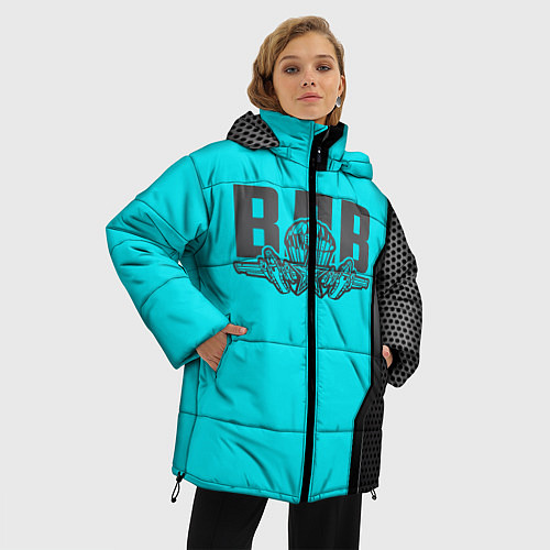Женская зимняя куртка ВДВ / 3D-Черный – фото 3