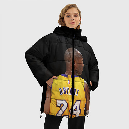 Женская зимняя куртка Kobe Bryant / 3D-Черный – фото 3