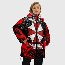 Куртка зимняя женская UMBRELLA CORP, цвет: 3D-красный — фото 2