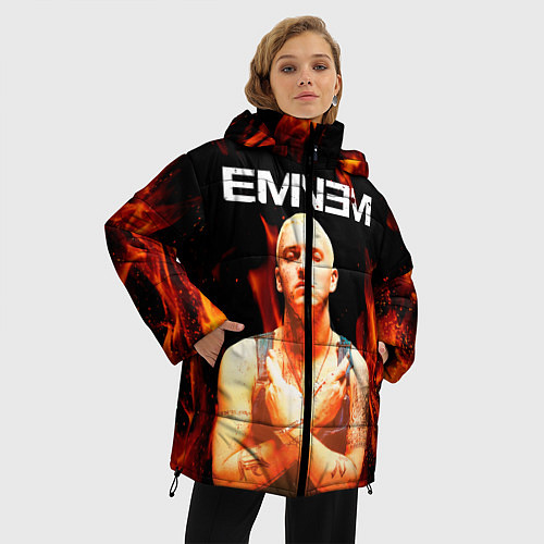 Женская зимняя куртка EMINEM / 3D-Черный – фото 3