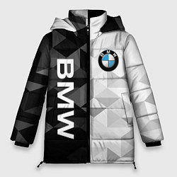 Куртка зимняя женская BMW, цвет: 3D-черный