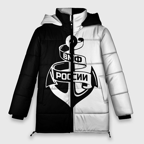 Женская зимняя куртка ВМФ России / 3D-Красный – фото 1