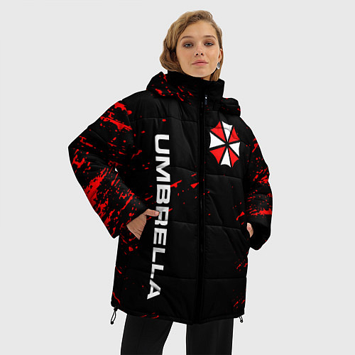 Женская зимняя куртка UMBRELLA CORPORATION / 3D-Черный – фото 3