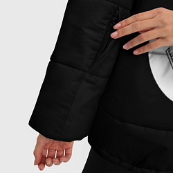 Куртка зимняя женская Ведьмаку Заплатите, цвет: 3D-черный — фото 2