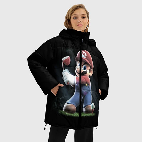 Женская зимняя куртка Марио / 3D-Черный – фото 3