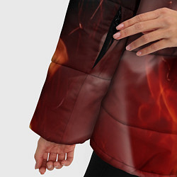 Куртка зимняя женская AC DC, цвет: 3D-светло-серый — фото 2