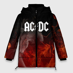 Куртка зимняя женская AC DC, цвет: 3D-светло-серый