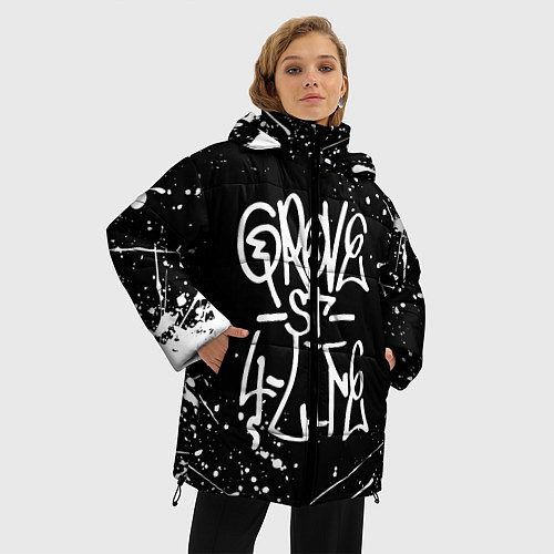 Женская зимняя куртка GROVE STREET GTA / 3D-Черный – фото 3
