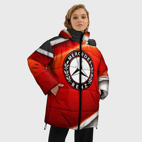 Женская зимняя куртка MERCEDES-BENZ / 3D-Черный – фото 3
