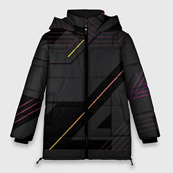 Куртка зимняя женская Modern Geometry, цвет: 3D-черный
