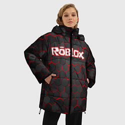 Куртка зимняя женская ROBLOX, цвет: 3D-светло-серый — фото 2
